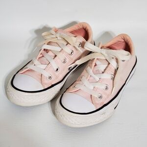 Converse All Star Kids Pink Canvas Sneakers